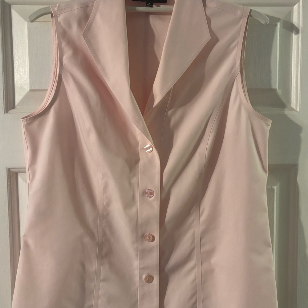 Jones New York Light Pink Button Down Shirt
